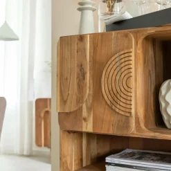 Armoire en bois d'acacia Tilio