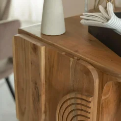 Armoire en bois d'acacia Tilio