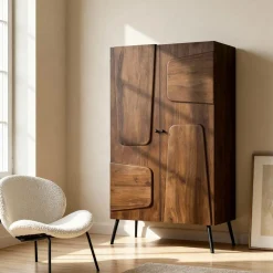 Armoire en bois de manguier Gavin