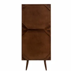 Armoire en bois de manguier foncé Aléna