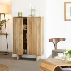 Armoire en bois de manguier Ewan