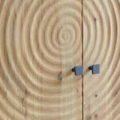 Armoire en pin et métal Rondin