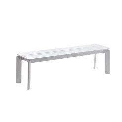 Banc en aluminium blanc Apollon