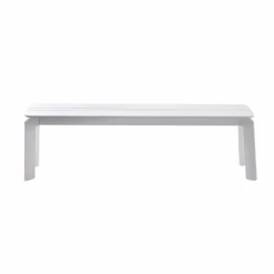 Banc en aluminium blanc Apollon
