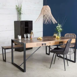 Banc en bois de manguier Charlotte