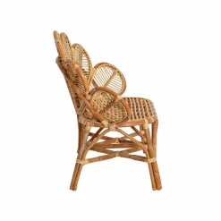 Banquette fleur en rotin Rattan