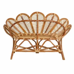 Banquette fleur en rotin Rattan