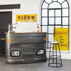 Bar camion en métal gris Tata