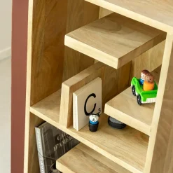 Bibliothèque en bois de manguier Read