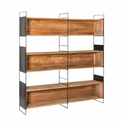 Bibliothèque en bois recyclé 180 cm Blaise
