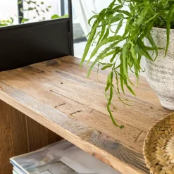 Bibliothèque en bois recyclé 180 cm Blaise