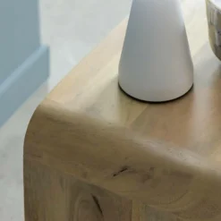 Bout de canapé avec niche en bois de manguier Maëva