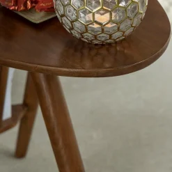 Bout de canapé en bois de manguier Lino