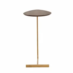 Bout de canapé en bois de manguier et métal Léon