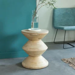 Bout de canapé en bois de manguier Horace