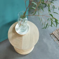 Bout de canapé en bois de manguier Horace