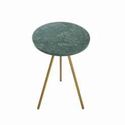 Bout de canapé en marbre Eva