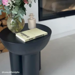 Bout de canapé en métal Baptistin