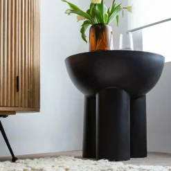 Bout de canapé en métal Baptistin