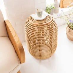 Bout de canapé en rotin Rattan