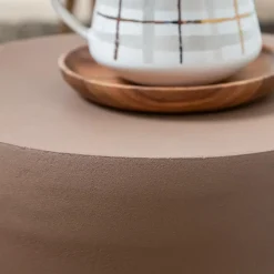 Bout de canapé marron Marguerite