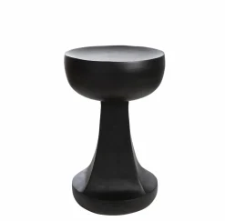 Bout de canapé noir Marguerite