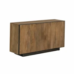 Buffet 3 portes en bois de manguier et métal Isil