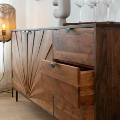 Buffet en bois d'acacia Elvira