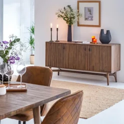 Buffet en bois d'acacia Elie