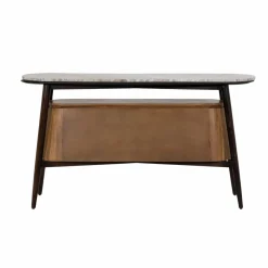 Buffet en bois d'acacia et marbre Simon