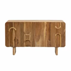 Buffet en bois d'acacia foncé Tilio