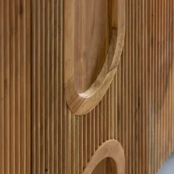 Buffet en bois d'acacia foncé Tilio