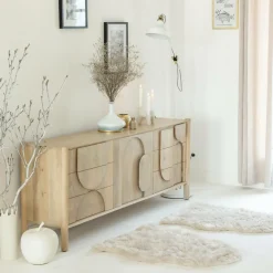 Buffet en bois de manguier Tysia