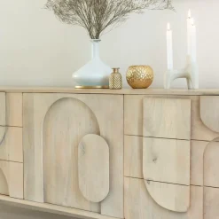 Buffet en bois de manguier Tysia