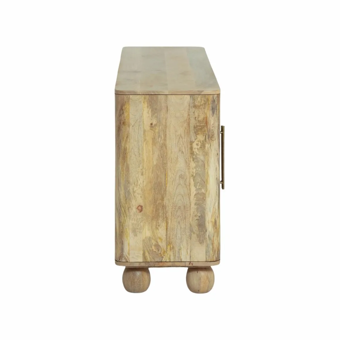 Buffet en bois de manguier et cannage Thora