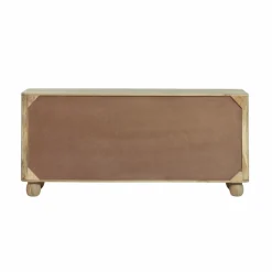 Buffet en bois de manguier et cannage Thora