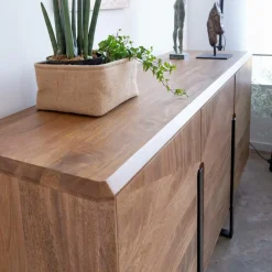 Buffet en bois de manguier et métal Eglantine