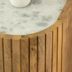 Buffet en bois de manguier et marbre Adler