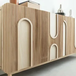 Buffet en bois de paulownia Nilo