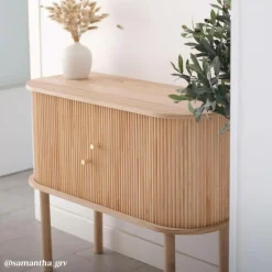 Buffet en bois de pin clair Colin