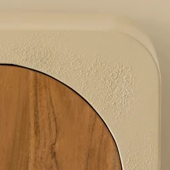 Buffet en bois effet béton et bois d'acacia Dalva