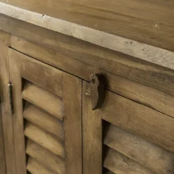 Buffet en bois recyclé 6 portes Aubin