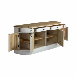 Buffet en bois recyclé blanchi 180 cm Garance