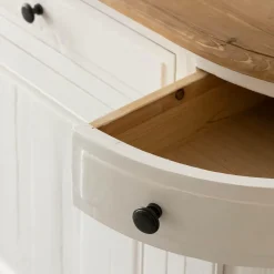 Buffet en bois recyclé blanchi 225 cm Garance