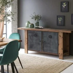 Buffet en bois recyclé et métal Hector