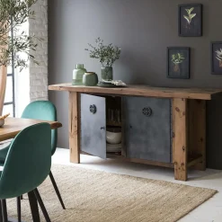Buffet en bois recyclé et métal Hector