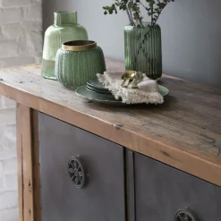 Buffet en bois recyclé et métal Hector