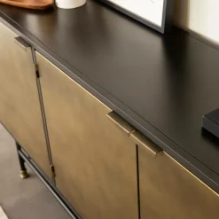 Buffet en laiton et métal Janelle