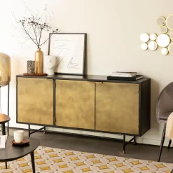 Buffet en laiton et métal Janelle