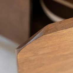 Buffet en marbre et bois de manguier Sienne